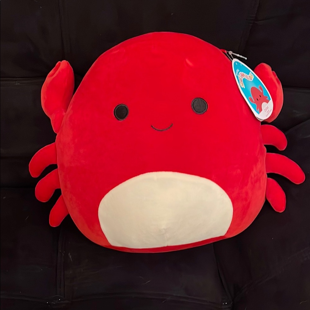 12” Squishmallows Carlos Red Crab Plush